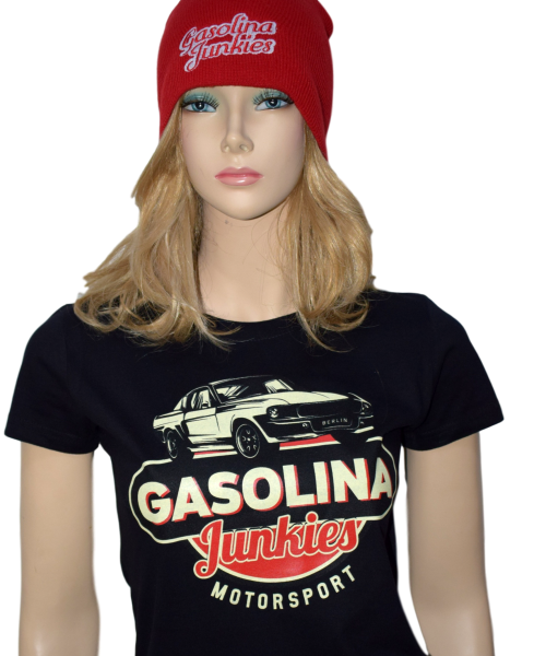 Gasolina Junkies Girlie Racer black - Rueckenansicht